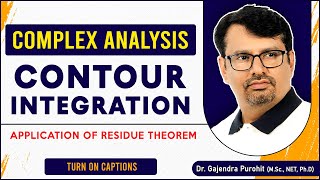 Complex Analysis Contour Integration  Application of Residue Theorem [upl. by Arbrab990]