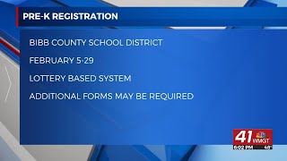 PreK registration has officially begun in Bibb County [upl. by Anneyehc]