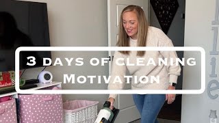 GET IT ALL DONE 3 days of cleaning motivation before Christmas [upl. by Alarice]