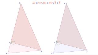 Geometria  Dimostrazione criteri di congruenza dei triangoli [upl. by Asiruam]