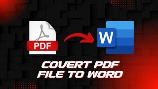 How to Convert PDF to Word for Free  2024 [upl. by Bergren]