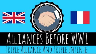 Alliances Before WW1  Triple Alliance And Triple Entente  GCSE History [upl. by Nairoc]