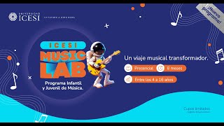 Icesi Music Lab Programa Infantil y Juvenil de Música [upl. by Elawalo200]