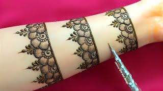 Very beautiful stylish mehndi design  easy mehndi design  mehndi ka design  mehndi design mehndi [upl. by Adihaj]