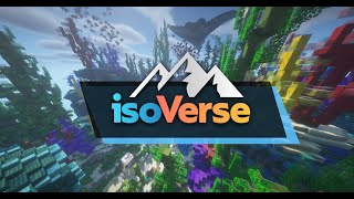 isoVerse 120 Minecraft Network  Survival Skyblock Creative Parkour Hardcore Games Factions [upl. by Gorlicki3]