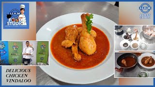 Best Chicken Vindaloo Recipe  Spicy Goan Chicken Curry  Chefs of IIHM [upl. by Erde]