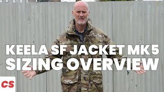 Keela SF Jacket MK5 Sizing Overview  Camouflage Store [upl. by Ernestus]