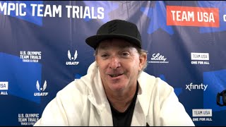 Coach Lance Brauman Reacts To Noah Lyles 100m Win At US Trials [upl. by Mraz]