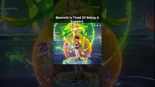 Bennett is tired of being a Support trending genshinimpact natlan bennett [upl. by Sihtam593]