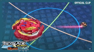 Bel vs Hyuga  BEYBLADE BURST QUADSTRIKE EP11  Official Clip [upl. by Sucram]