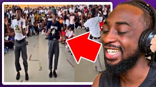 SOUTH AFRICAN 🇿🇦 SCHOOL DANCE COMPETITION REACTION  THEBOYFROMOJO REACTS 🔥 [upl. by Towroy106]