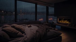 Rainy Day in a Cabin  Relaxing Music and Rain Sounds for Deep Rest  ASMR  Rain Sound [upl. by Simonsen]