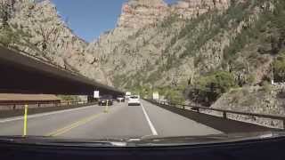 Glenwood Springs Colorado I70 GoPro [upl. by Iren]