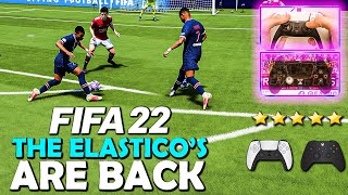 The ELASTICOS ARE BACK in FIFA 22  FIFA 22 ELASTICO Tutorial  Most OVERPOWERED FIFA 22 Skill Moves [upl. by Denney]