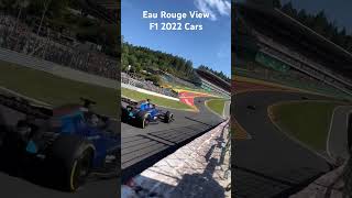 🤩 Eau RougeRaidillon con monoplazas F1 2022 f1 spafrancorchamps f12022 eaurouge formula1 [upl. by Eceinahs]