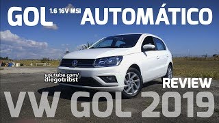 VW Gol 16 MSI Automático 2019  Review [upl. by Sturdivant708]