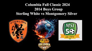 Sterling White vs Montgomery Silver columbiafallclassic2024 travelsoccer 2014B fullgame [upl. by Pillihp]