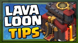 BEST TIPS for TH10 LavaLoon  Town Hall 10 Attack Strategy  Clash of Clans [upl. by Aneret17]