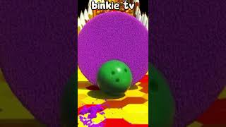 Binkie TV  Kinetic Sand Bowling  Kids Fun [upl. by Gustavo]