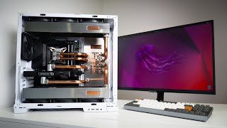 Copper amp Stainless Steel  Watercooled PC Build [upl. by Burdett]