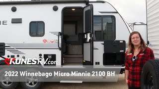 2022 Winnebago Micro Minnie 2100BH Review Details Specs [upl. by Vas]