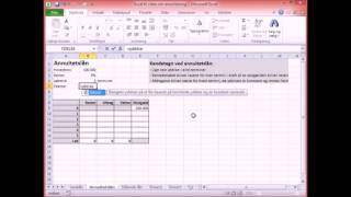 Annuitetslån i Excel [upl. by Onifur]