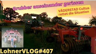 LohnerVLOG407 VÄDERSTAD Cultus ersetzt den Lemken Thorit 8 I Maisstoppel mulchen mit Fendt Xylon [upl. by Patsy]