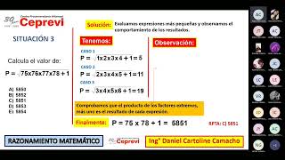 RAZ MATEMÁTICO 3 Inductivo y Deductivo CEPREVI UNFV [upl. by Valida176]