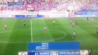 DEBUT DE CHRISTIAN CUEVA RAYO VALLECANO VS ATLETICO MADRID [upl. by Chyou]