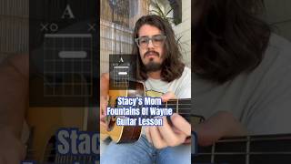 Stacy’s Mom Guitar Lesson guitar music acousticguitar guitarlesson cover learntoplayguitar [upl. by Sallad]