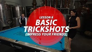 Billiards Tutorial Easy Trick Shots to Impress your Friends [upl. by Darin]