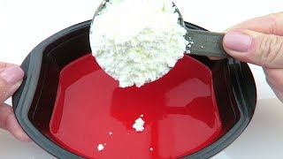 Making Slime With Paint and Cornstarch Slime EXPERIMENT [upl. by Kenneth619]