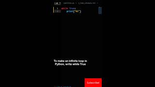 Python Infinite Loop [upl. by Cord]