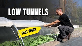 How to Build Low Tunnels That Open and Close Easily [upl. by Akiemehs]