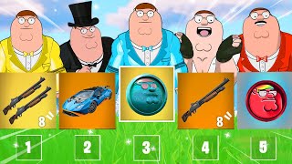 The RANDOM PETER GRIFFIN Challenge in Fortnite [upl. by Yniar814]