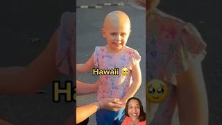 Six years old girl fighting cancer gets her warming dream comes true shortsviral cute shorts [upl. by O'Malley]