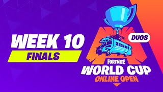 Fortnite World Cup  Week 10 Finals [upl. by Afnin684]