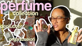 PERFUME COLLECTION✨💜  organization amp declutter 30 perfumes [upl. by Buddy]