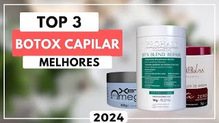 Top 3 Melhores Botox Capilar Para 2024  Qual o Melhor Botox Para Cabelo [upl. by Eelak]