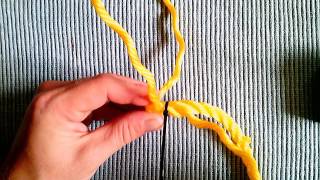 Back Splicing 10mm 3strand Nylon Rope [upl. by Arutnev891]