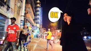 Dar es Salaam Nightlife Street Walking Tour Tanzania RAW Africa [upl. by Bozovich]