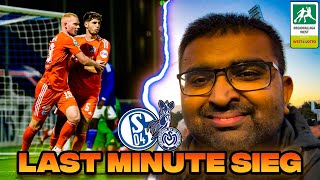 IN MINUTE 909 ZUM SPITZENREITER 😍🦓🤍💙 FC Schalke 04 U23 vs MSV Duisburg  Stadionvlog 🔥✅  VLOG 43 [upl. by Dirfliw]