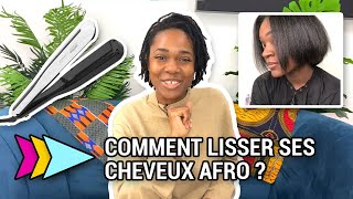 COMMENT LISSER SES CHEVEUX AFRO [upl. by Anallij]