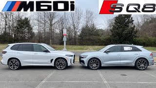 2024 BMW X5 M60i VS Audi SQ8 What’s The Better V8 Luxury SUV [upl. by Artim572]