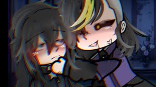 demon genya ft muichiro  genya  genmui  kny  gacha  if I were a zombie meme [upl. by Notnad290]