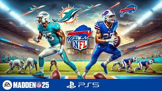 Dolphins vs Bills Madden 25 PS5 Gameplay at Week 2 [upl. by Zirkle]