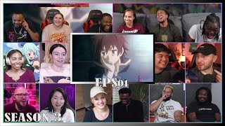 Lord KAZUMA Is BACK‼️  Konosuba Season 3 Episode 1 Reaction Mashup [upl. by Stockmon]