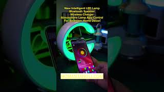 New Intelligent G Shaped LED Lamp Bluetooth Speake Wireless Charger Atmosphere Lamp App Control [upl. by Rees]