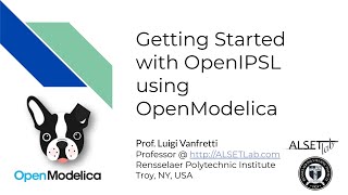 Getting started with OpenIPSL using OpenModelica [upl. by Eelsel]