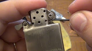 Most Common Problem With REALLY Old Zippo Lighters amp How To Fix It [upl. by Shantha]